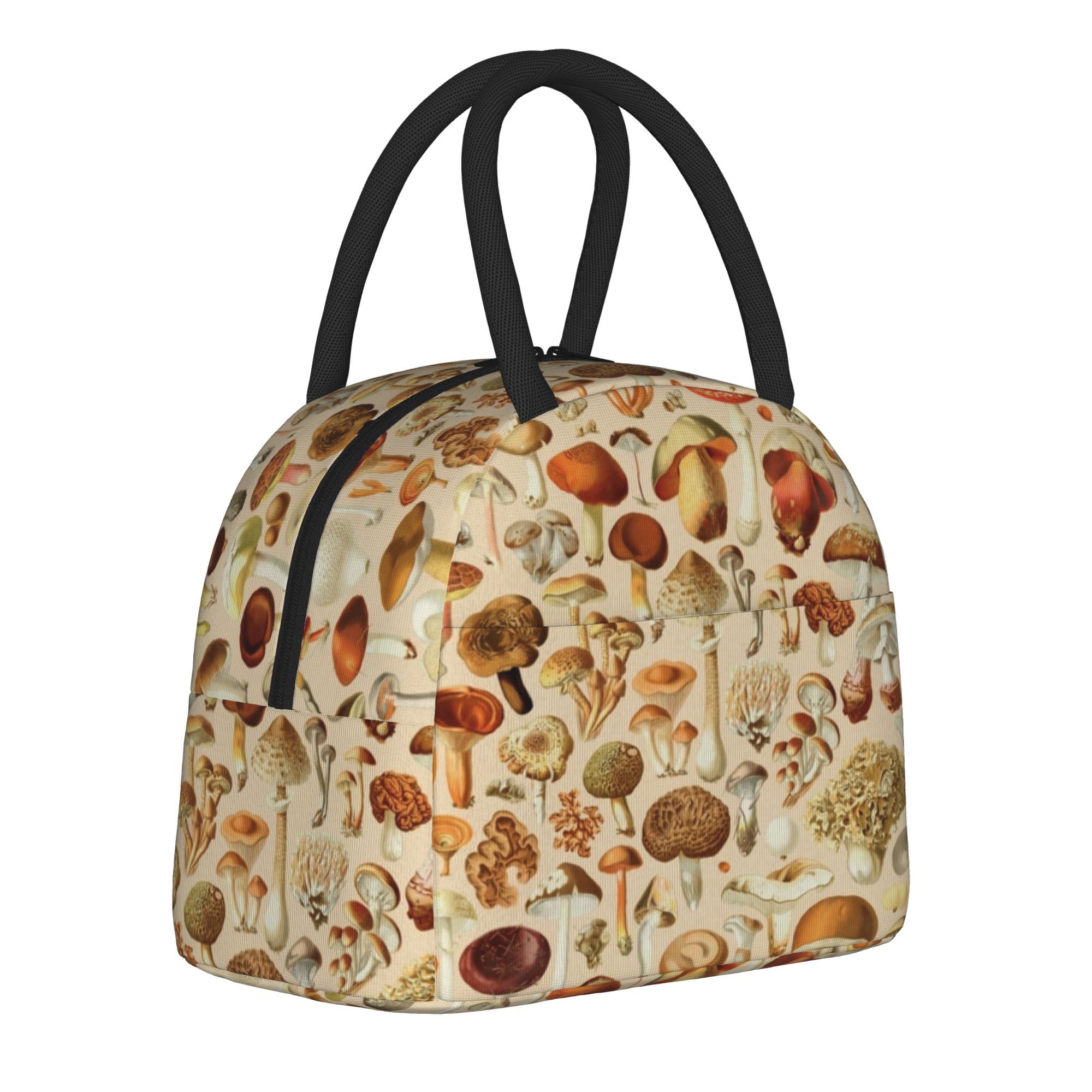 Vintage Collectible Lunch Boxes - Vintage Mushroom Collection geïsoleerde lunchtassen thermische