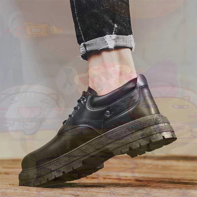 Most Collectible Vintage Items - Donker natuurlijk leer Mode-sneakers Tennis Herensneakers