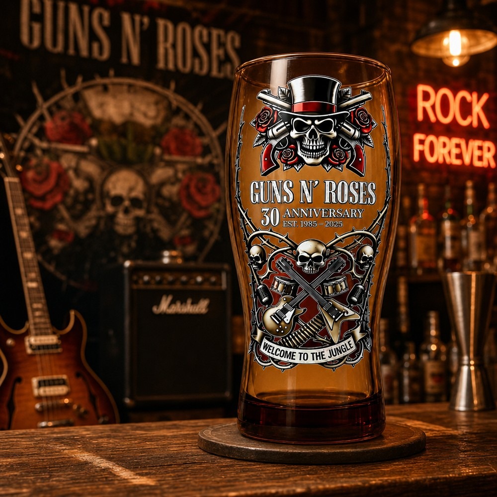 Vintage Collectible Guns - Guns N' Roses Herdenkingsbiermok 15oz Vintage