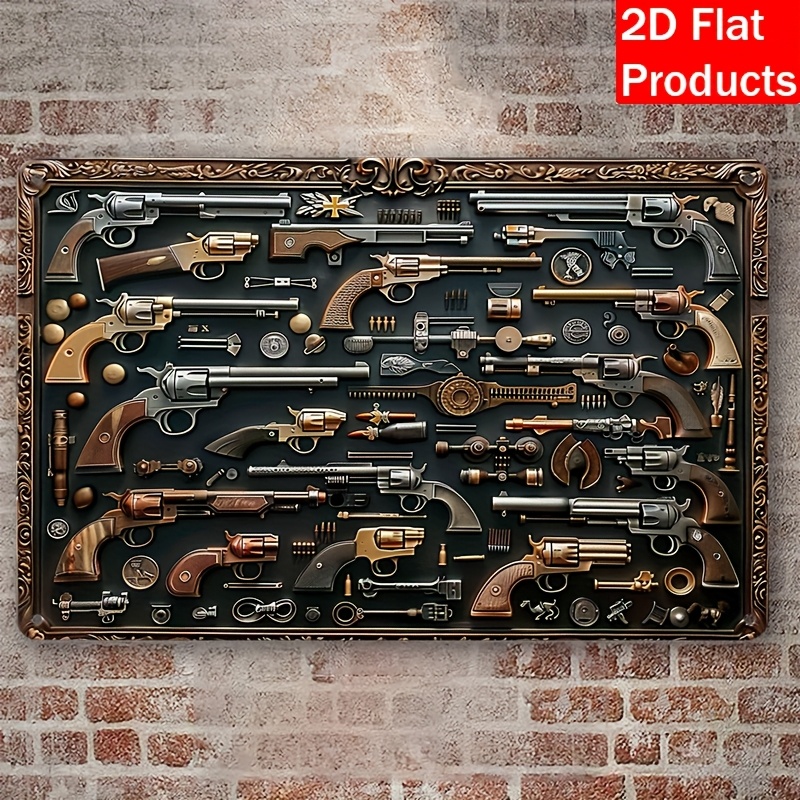 Vintage Collectible Guns - 2026 Vintage Gun Collection metalen aluminium