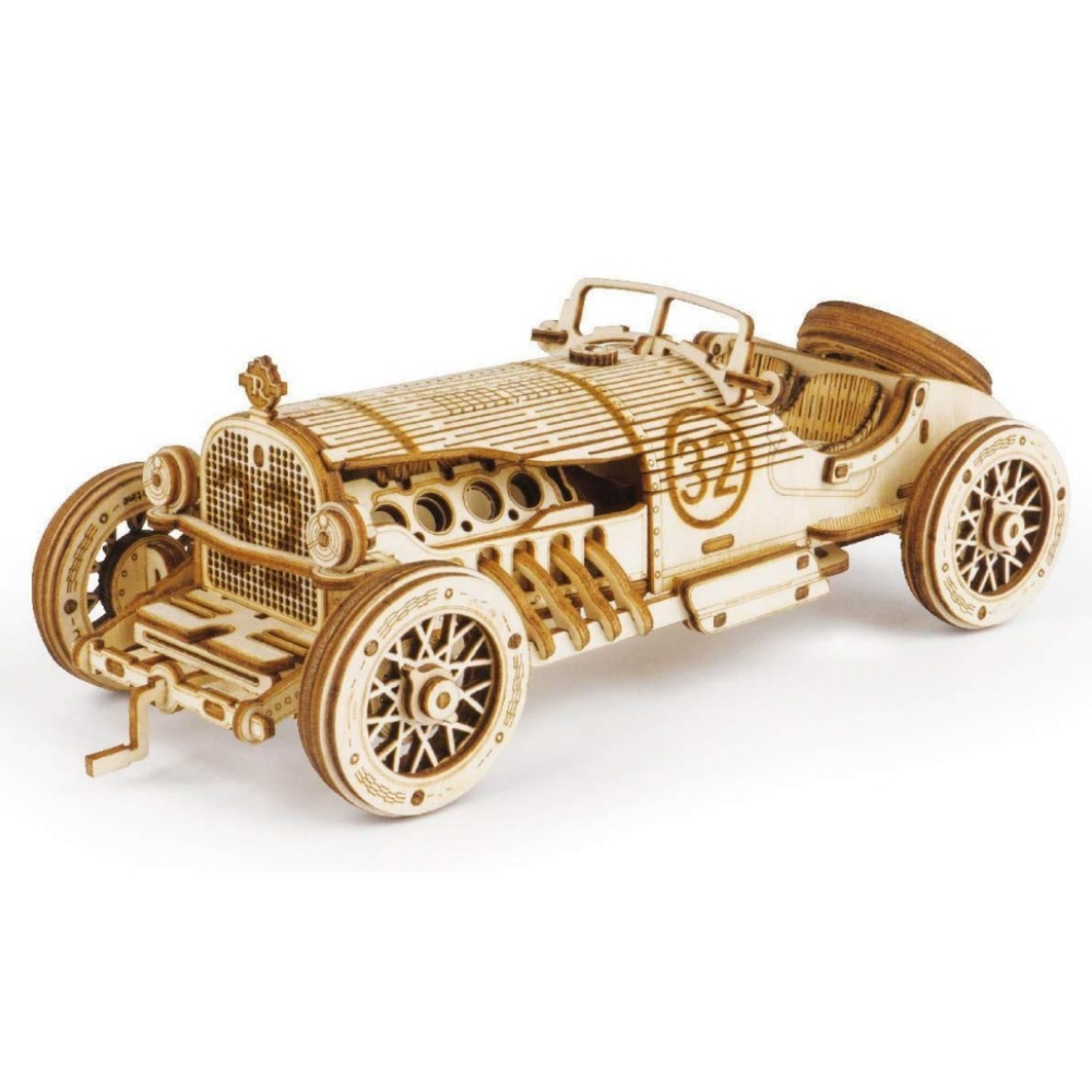 Vintage Collectible Cars - Robotime Klassieke Auto 3D Houten Puzzle