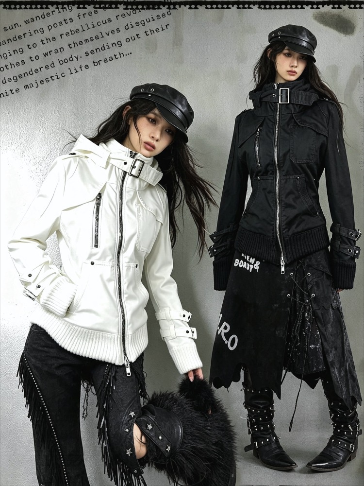 Vintage Zip Hoodie - Harajuku Vintage jaren 90 Sweatshirt met