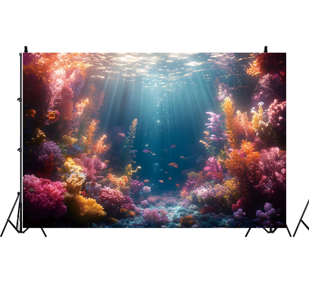 Onderwater koraalrif achtergro - Photo Develop Tank recensie en prijs