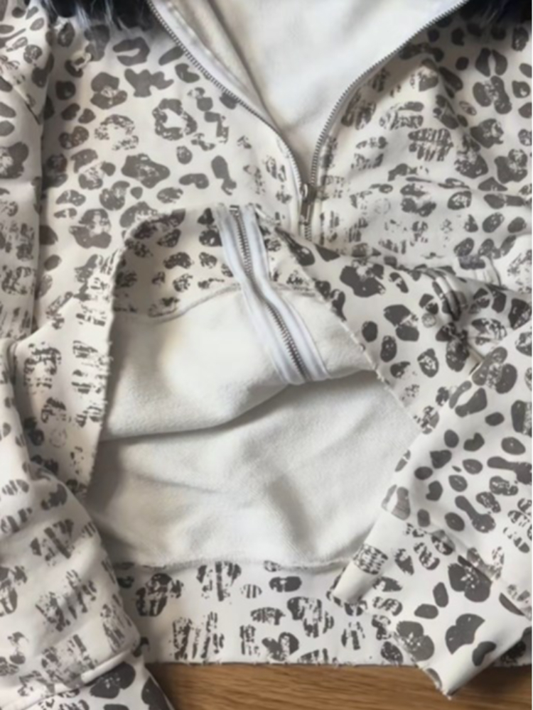 Herfst en winter fuzzy kraag r - Vintage Zip Hoodie recensie en prijs