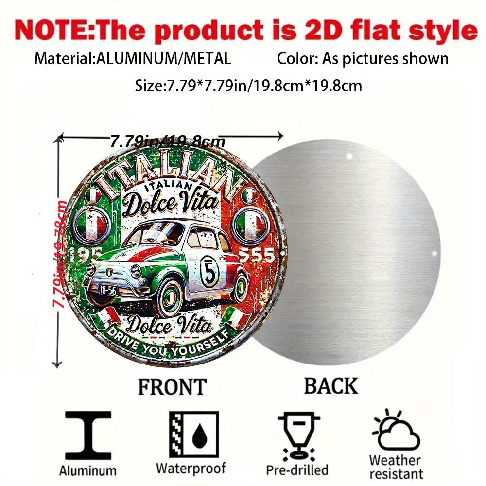 2D platte, Italiaanse vintage  - Vintage Collectible Cars recensie en prijs