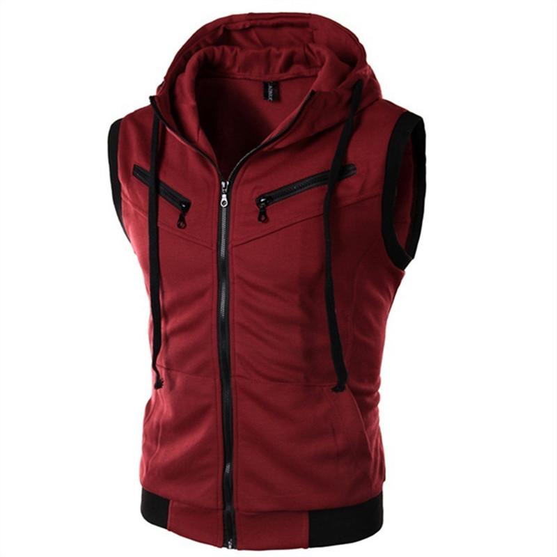 Nieuwe heren mouwloze vesten m - Vintage Zip Hoodie recensie en prijs