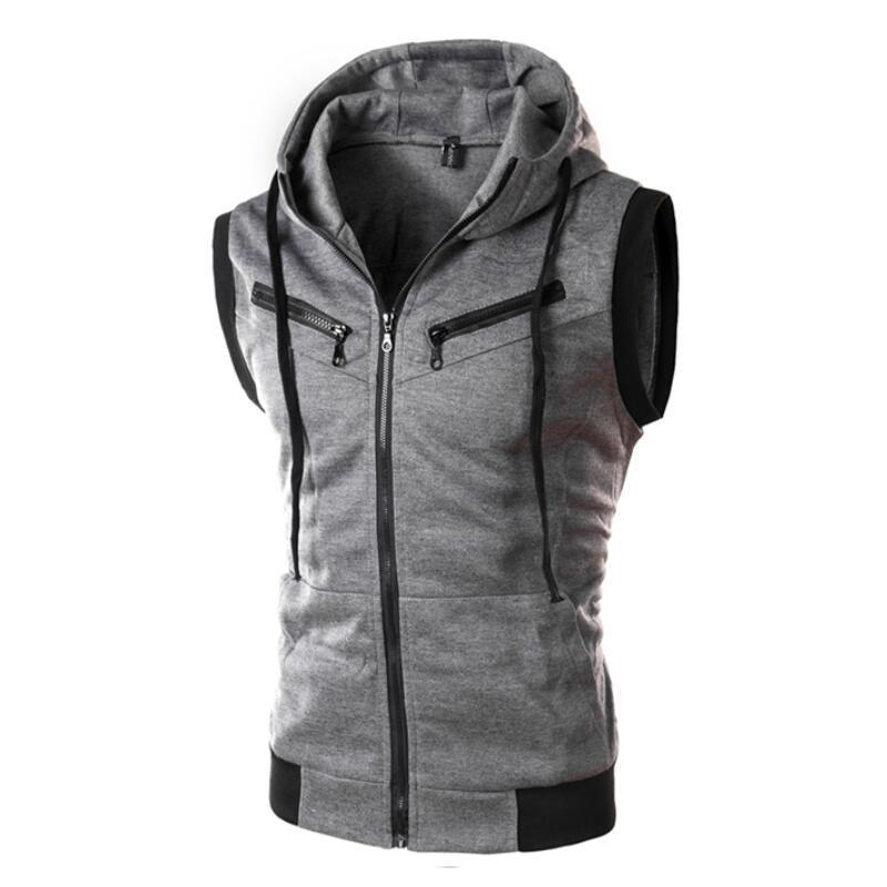 Nieuwe heren mouwloze vesten m - Vintage Zip Hoodie recensie en prijs