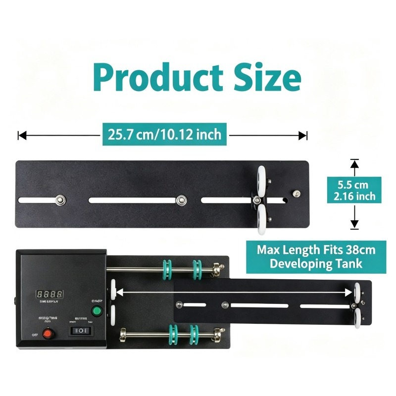Elektrische rollende wasbeugel - Photo Develop Tank recensie en prijs
