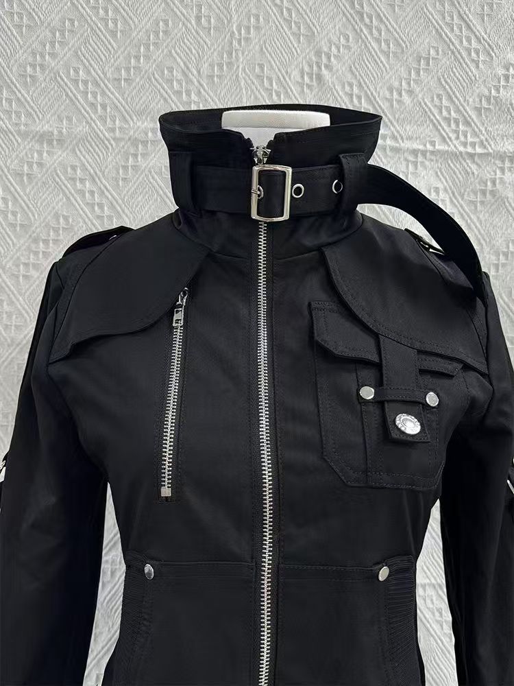 Y2K Gothic zwarte slanke hoodi - Vintage Zip Hoodie recensie en prijs