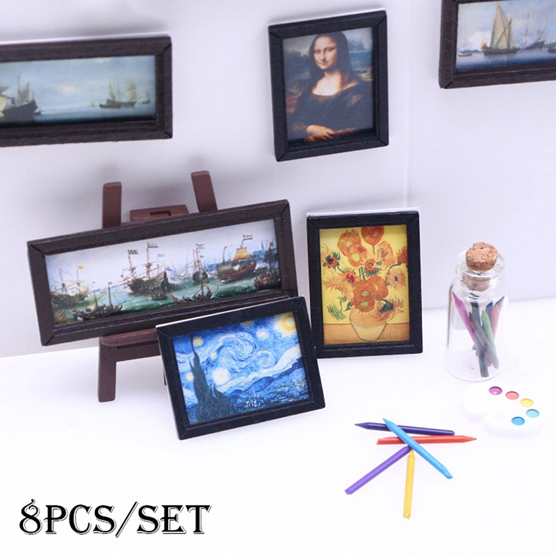 8 stks/set 1:12 Poppenhuis Min - Vintage Toy Collector recensie en prijs